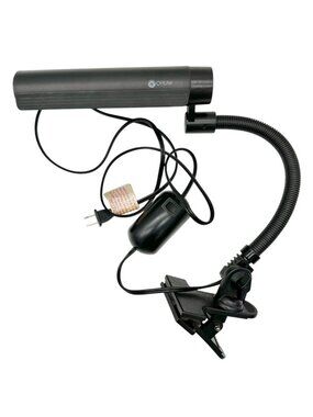 OttLite GX7909 Clip-On Task Lamp 13W Black Adjustable Flexible Arm Multiple Uses